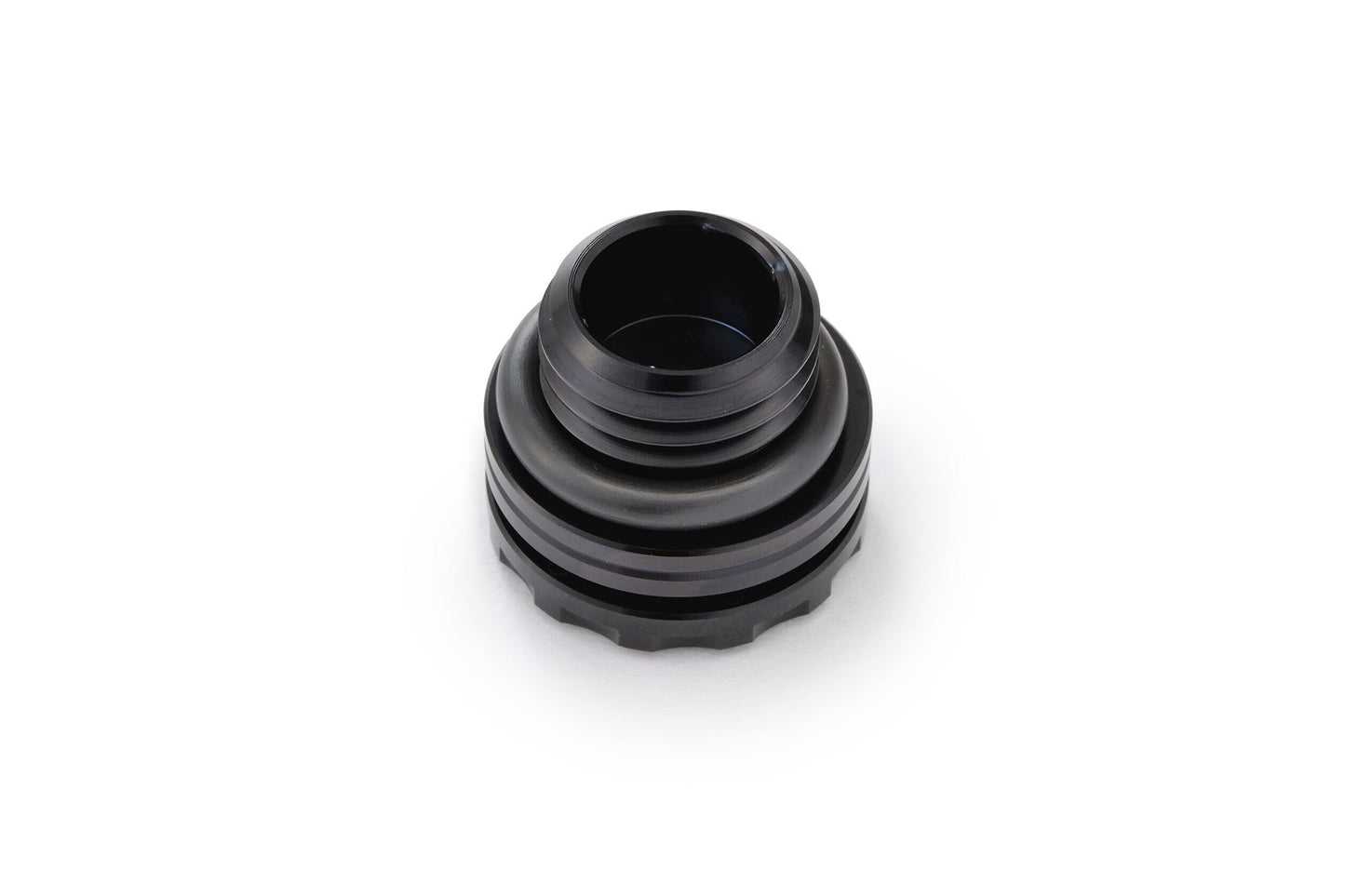Daytona CNC Oil Filler Cap M20xP2.5 Black Anodized Billet Aluminum 80639