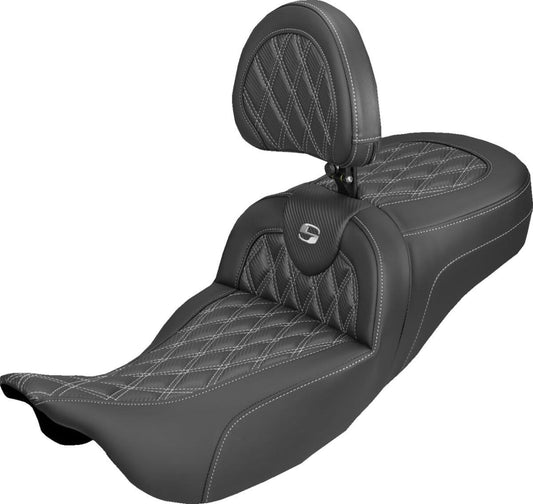 Saddlemen Roadsofa Carbon Fiber Seat For Harley FLHRXS 1868 08-25 808-07B-207B5