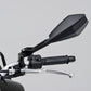 Daytona Black Side View ECE-Approved Left/Right Fit Aluminum ABS Mirror 80719