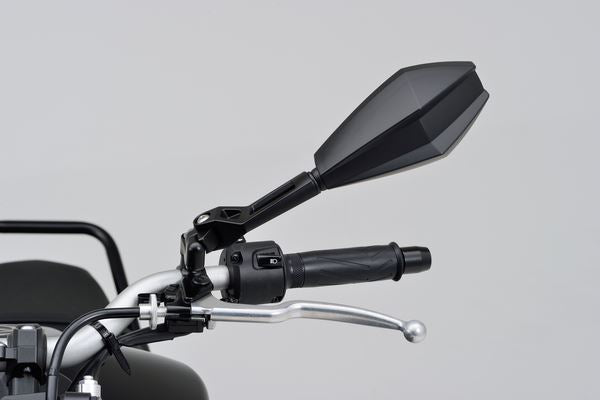 Daytona Black Side View ECE-Approved Left/Right Fit Aluminum ABS Mirror 80719