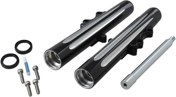 Arlen Ness Dual-Disc Hot Fork Legs Black For HD FLHR 1584 99-07 06-513