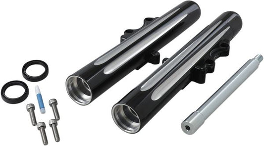 Arlen Ness Dual-Disc Hot Fork Legs Black For HD FLHR 1584 99-07 06-513