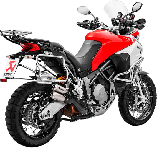 Akrapovic Slip-On Line Muffler TI For Ducati MultiStrada 1200 S ABS 17-20 S-D9SO10-HIFFT