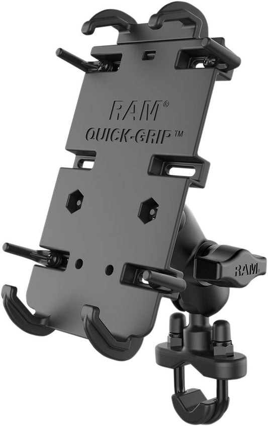 RAM MOUNT XL Quick Grip Phone Mount with U-Bolt Base Black 25,4 mm (1")