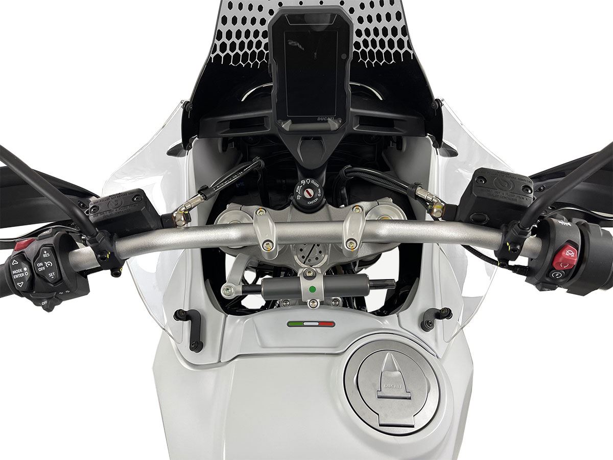 WRS Side Deflectors Ducati Desertx 950 Clear Du026t