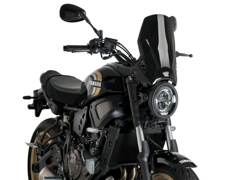 PUIG New Generation Sport Screen Black for Yamaha XSR 700 22-25 21430N