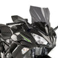 PUIG Racing Screen Dark Smoke for Kawasaki Ninja 650 17-19 9711F