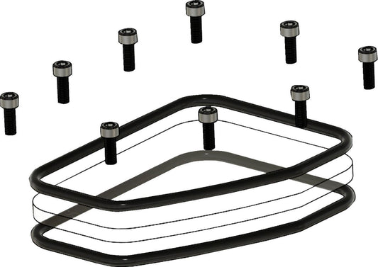 Trask Assault Cam Cover Repair Kit For Harley FLHX 1750 1996-2017 Raw TM-017-RK