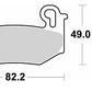 Sbs RST Brake Pads For BMW R 1300 GS 2024-2026 Sintered Metal Set 1004RST