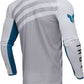 THOR LAUNCHMODE Vented Raid Jersey WHITE/GREY 2024 Model