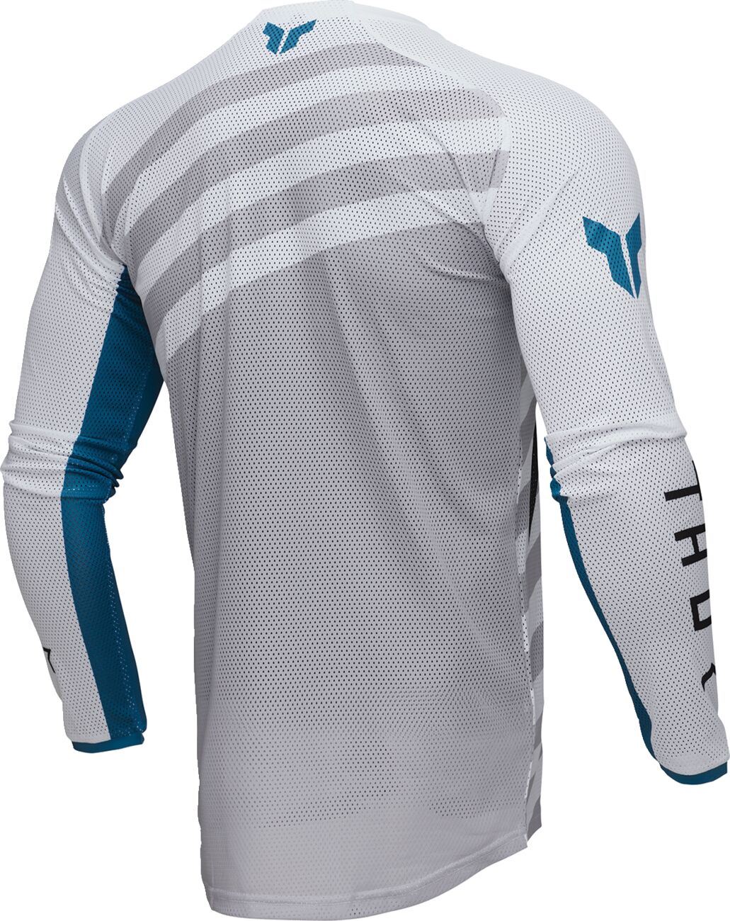 THOR LAUNCHMODE Vented Raid Jersey WHITE/GREY 2024 Model