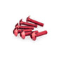 PUIG M5 Domed Screws 20mm x 6 Red Universal 0550R