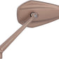 Arlen Ness Mini Stocker Mirror Anodized Silver Aluminum Screw-In Right 13-169