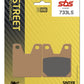 Sbs LS Street Excel Sintered Rear Brake Pads For Yamaha YZF-R7 1998-2022 733LS