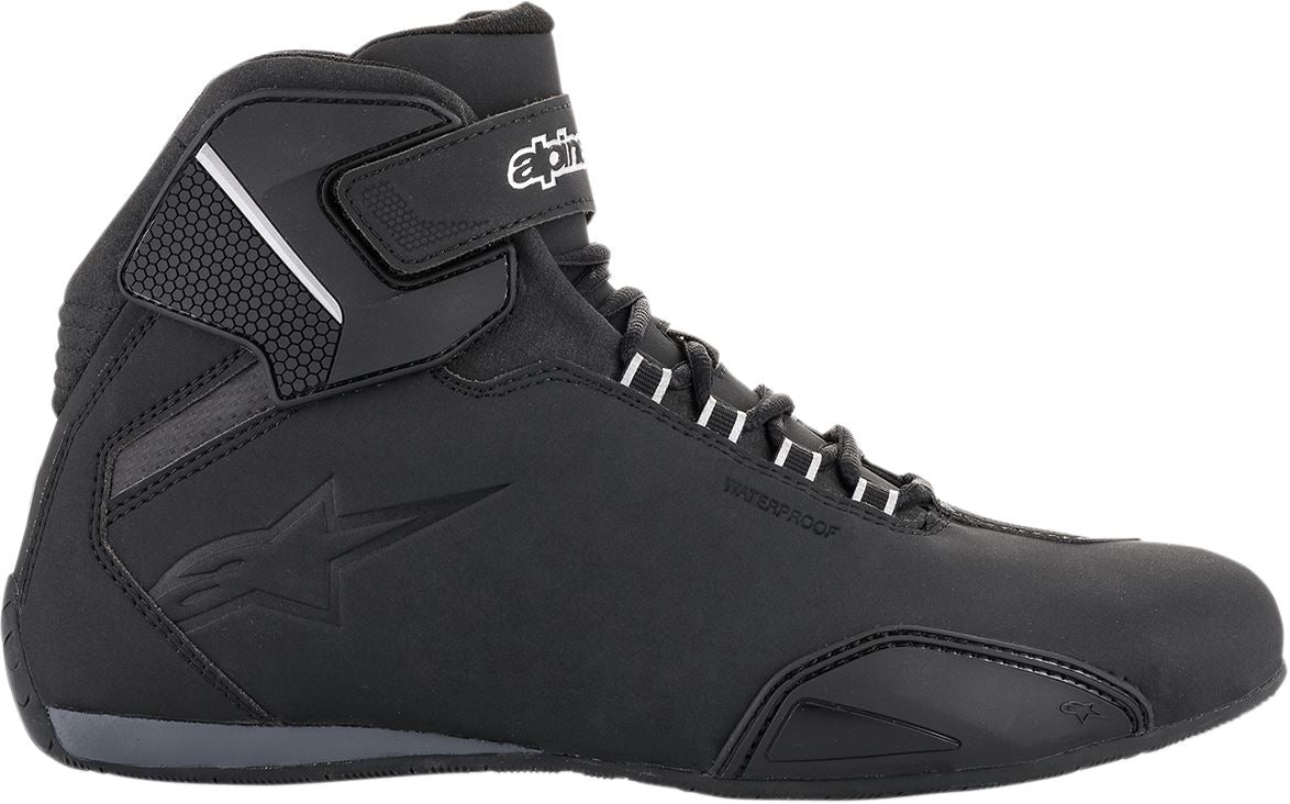 Alpinestars Sektor Waterproof Shoes Black White