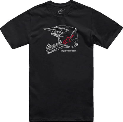 Alpinestars T-Shirt Mx Helmet Short-Sleeve Black 24 Model