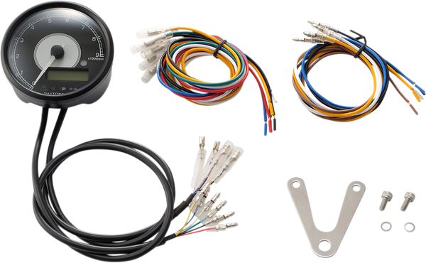 Daytona Digital Speed RPM Black Kit With Adapter Tachometer 87792 15000