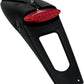UFO LICENSE PLATE HOLDER W/ RED LED-LIGHT (E11 & DOT) BLACK PP01219CLB