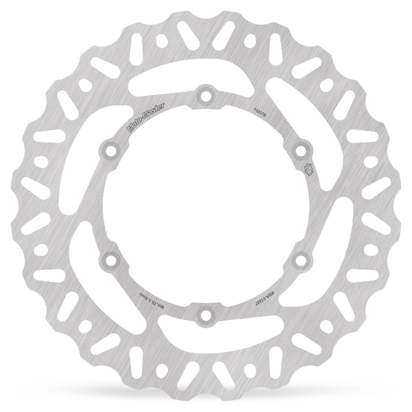 Moto-Master Nitro Series Brake Disc For Suzuki RM 125 2006-2010 Silver 110376