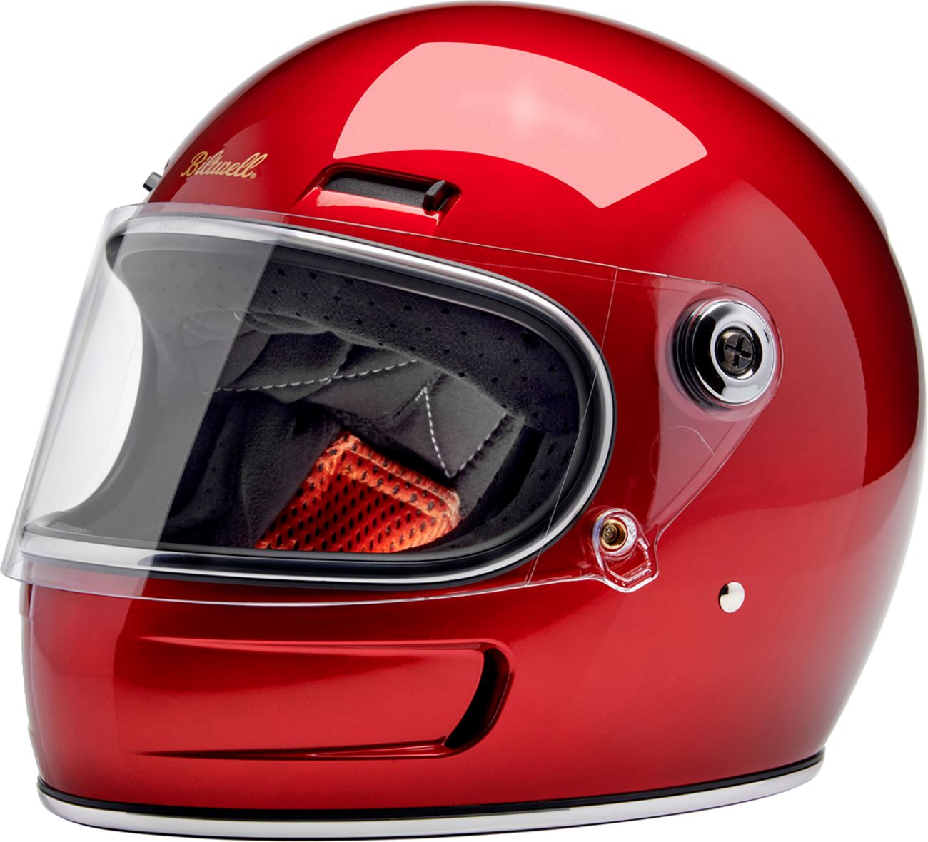 BILTWELL Gringo SV Red Motorcycle Helmet