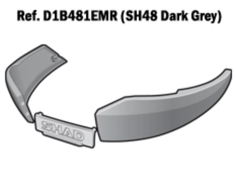 SHAD SH48 Replacement Frame (Dark Grey) D1B481EMR
