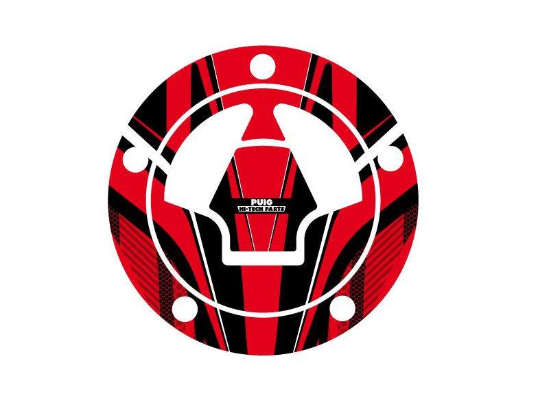 Puig Radikal Fuel Cap Protector Red 4255A