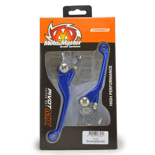 Moto-Master Pivot Lever Set For Yamaha YZ 125 2006-2026 Blue Aluminium 101384