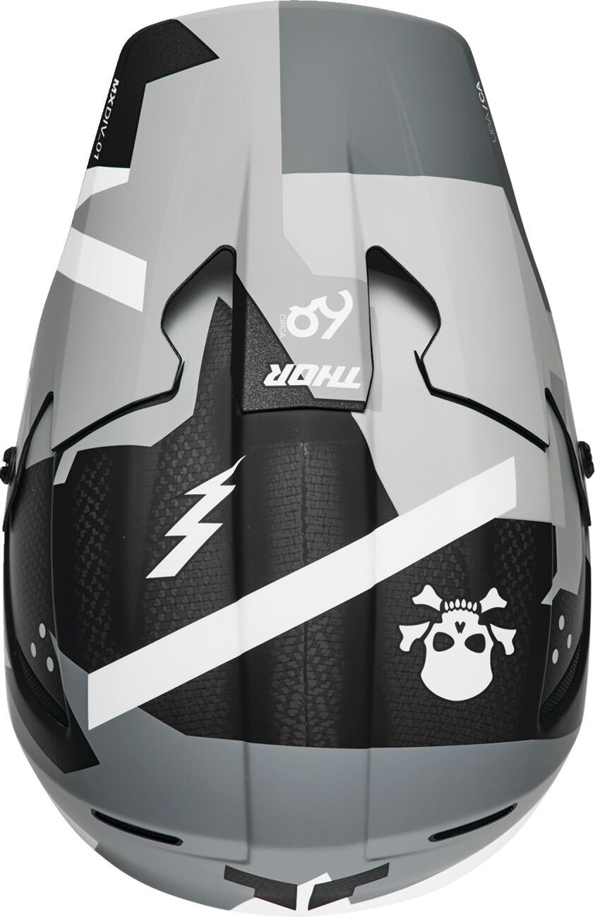 THOR Reflex Sport Carbon Brave MIPS® Helmet CARBON GREY/WHITE 2025 Model