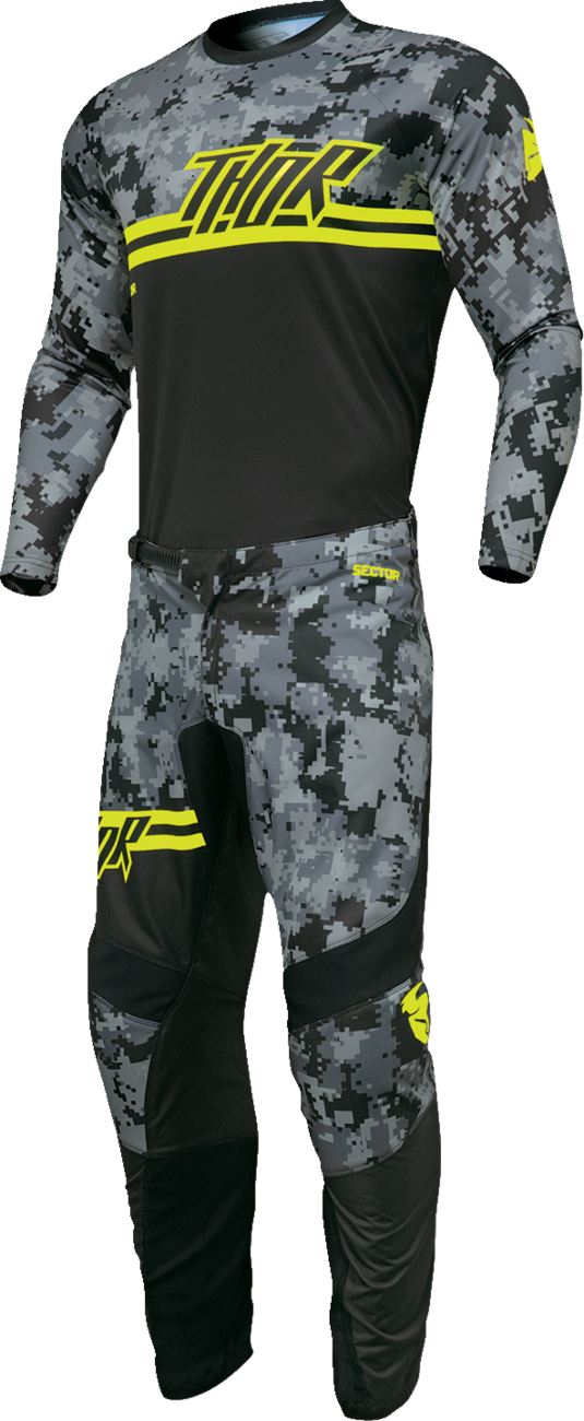 Thor Jersey Sector Digi Black/Camo 24 Model