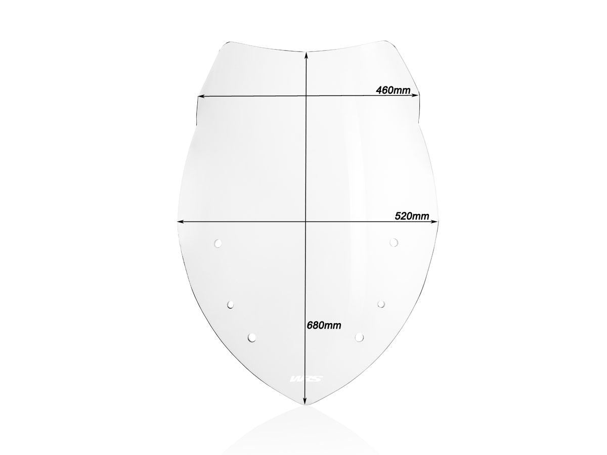 WRS Windscreen Tour BMW R1200rt Clear Bm039t