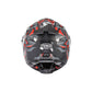 PREMIER HELMETS Typhoon Gray/Red/White Motorcycle Helmet