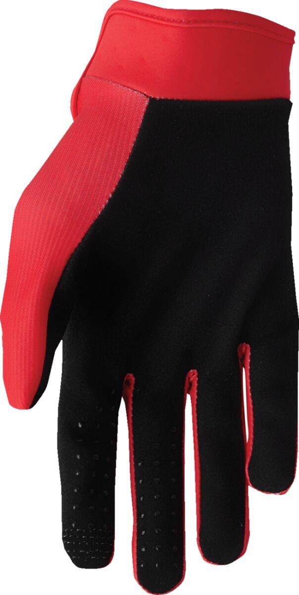 THOR Youth LAUNCHMODE Split Gloves Red