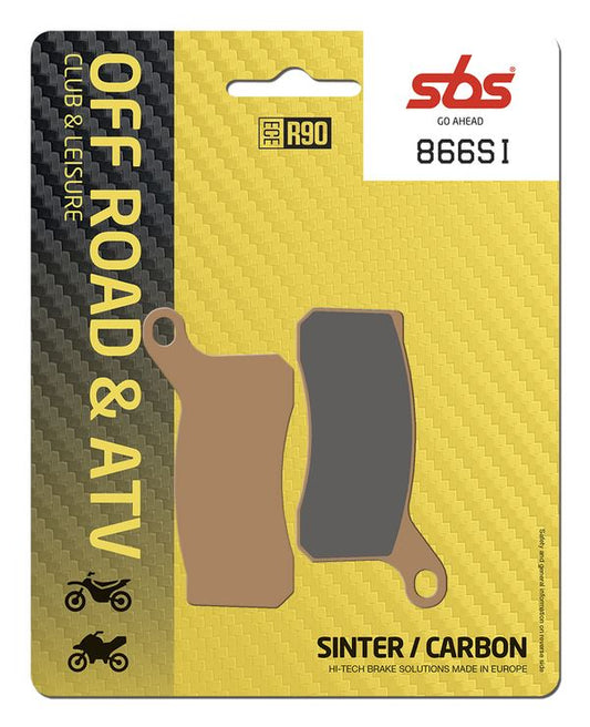 Sbs SI Offroad Sintered Brake Pads For KTM SX 505 ATV 2008-2012 Set of 2 866SI