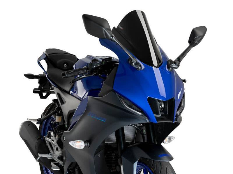 PUIG Z-Racing Screen Black for Yamaha YZF 125 R 23-25 21715N