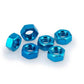 PUIG M8 Nuts x 6 Blue Universal 0863A