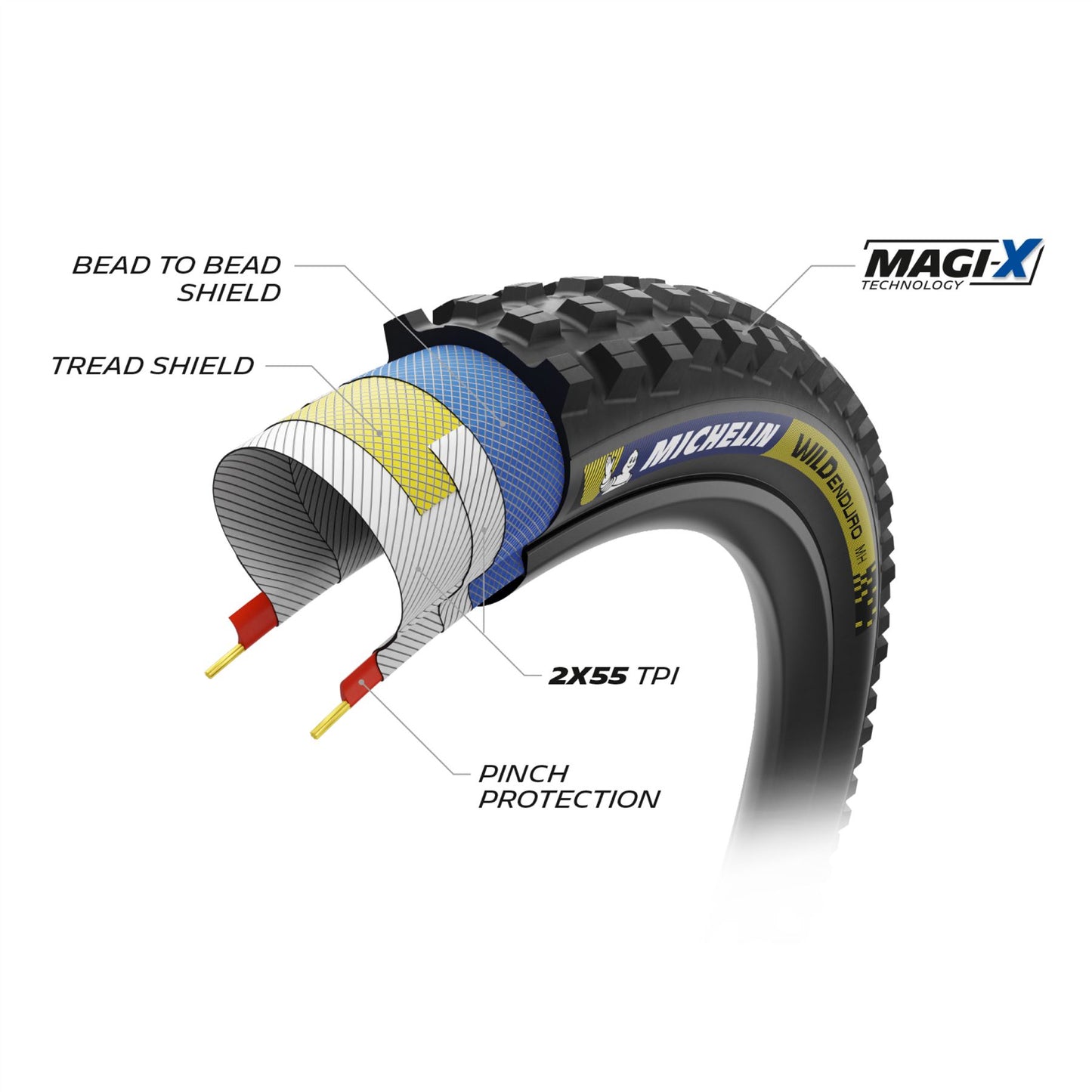 MICHELIN Wild Enduro MH Racing MTB Tyre 27.5X2.50 699740