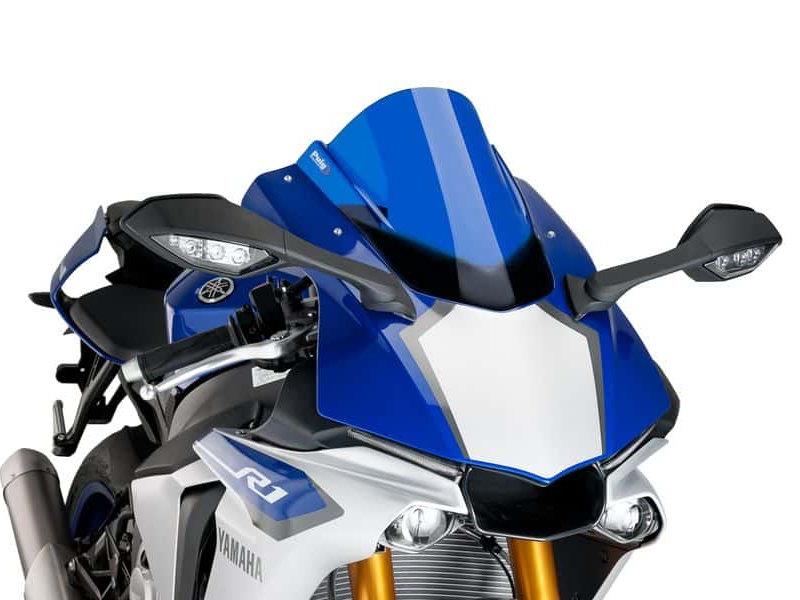 PUIG Z-Racing Screen Blue for Yamaha YZF R1/M 15-19 7648A