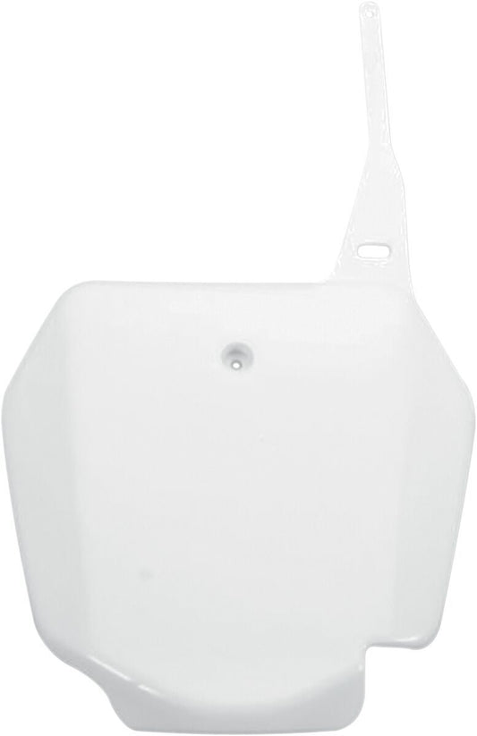 UFO FRONT NUMBER PLATE SUZUKI RM85 WHITE SU03968-041