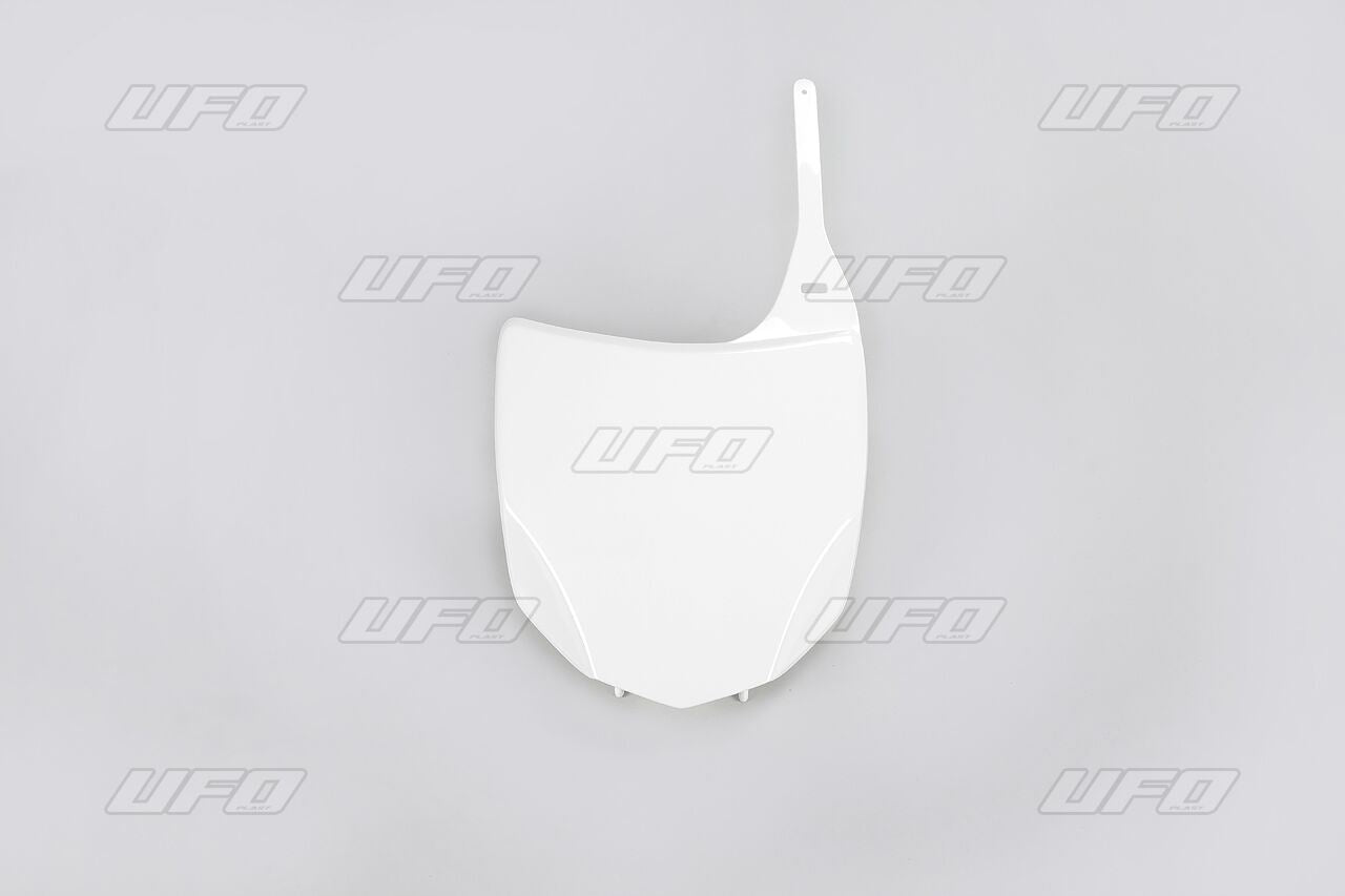UFO FRONT NUMBER PLATE KAWASAKI KXF250 WHITE KA04707047
