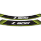Puig Wheel Rim Stickers Green 22004R