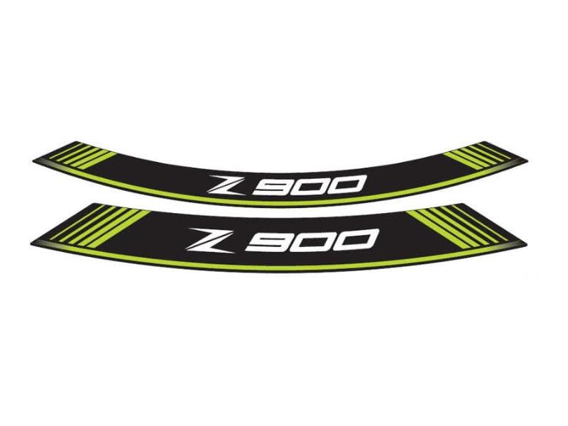 Puig Wheel Rim Stickers Green 22004R