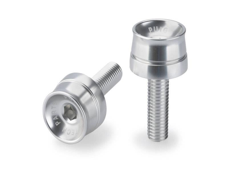 Puig Speed Bar Ends Silver 1947J