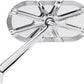 Arlen Ness Caged Series Mirror Chrome Aluminum Screw-In Left 13-165