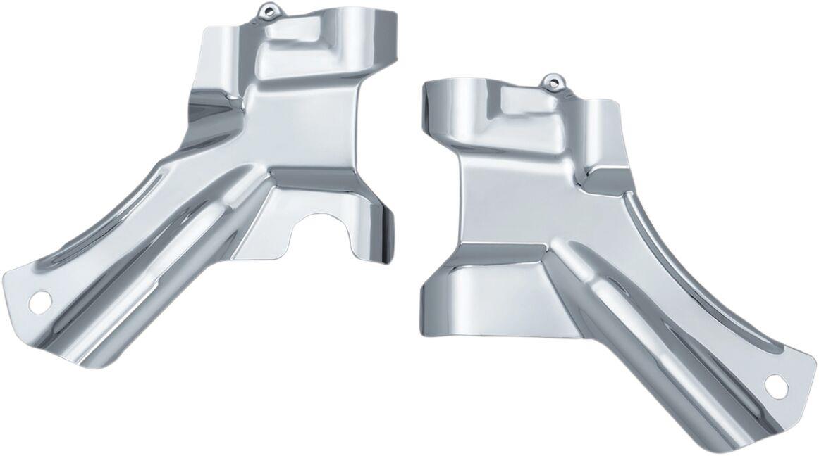 Kuryakyn Neck Covers For Harley Davidson FLS 1690 2007-2017 Chrome Set KUR7833