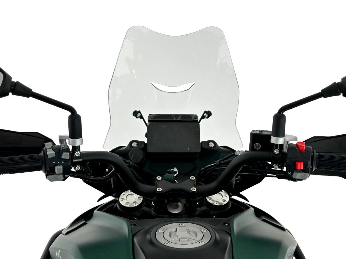 WRS Windscreen Touring For Benelli TRX 702/X Clear Predrilled Fixed BE008T