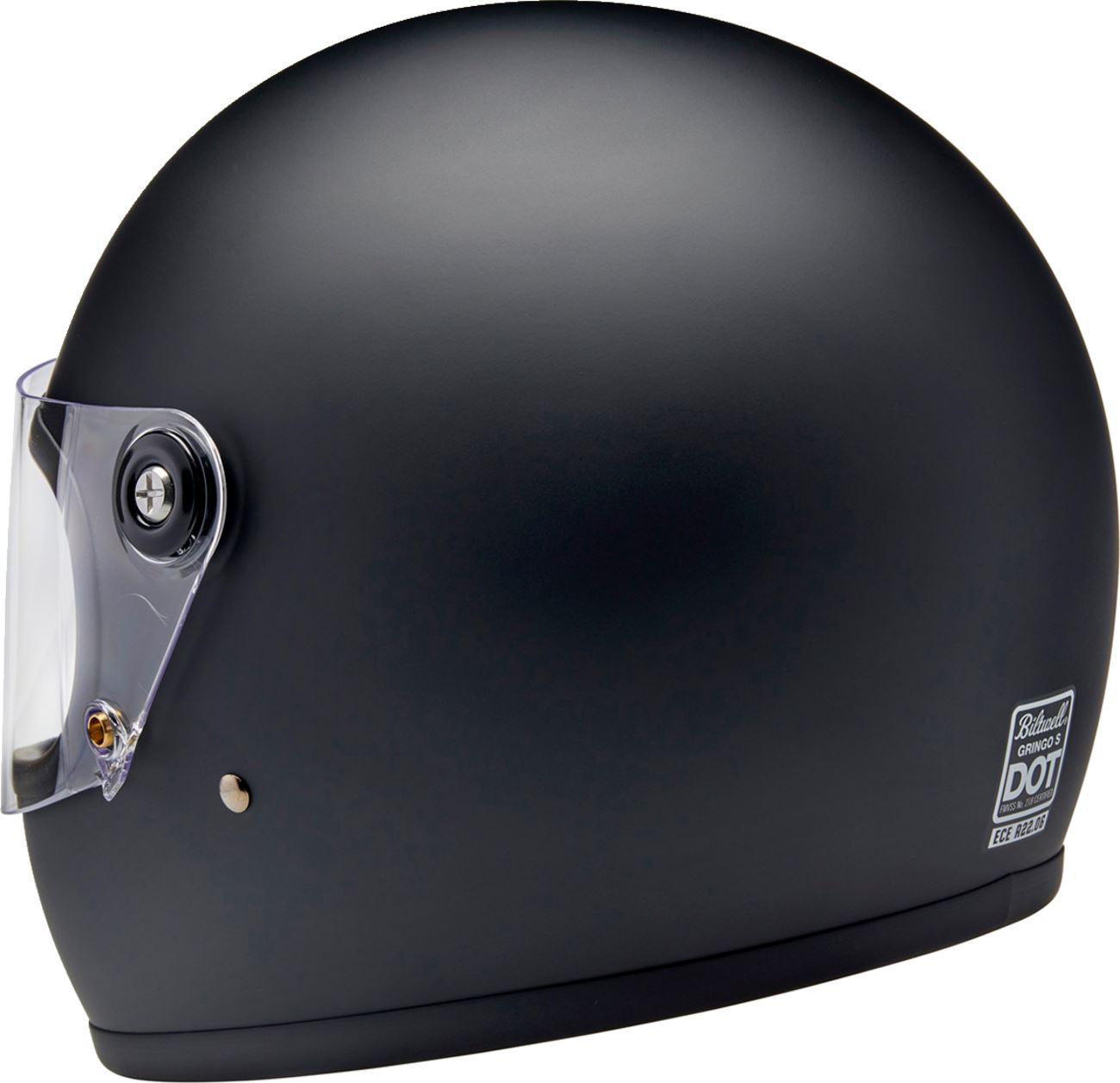 BILTWELL Gringo S White, Black Motorcycle Helmet