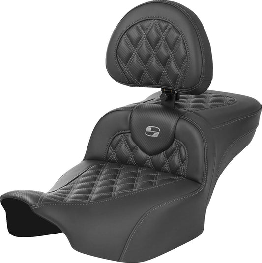 Saddlemen Roadsofa Reach Seat With Backrest For HD FLTRXSE 1977 23-24 823-07-207B2