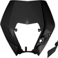 UFO Headlight Plastic  For KTM Exc 125-350 09-13 Black KT04090-001