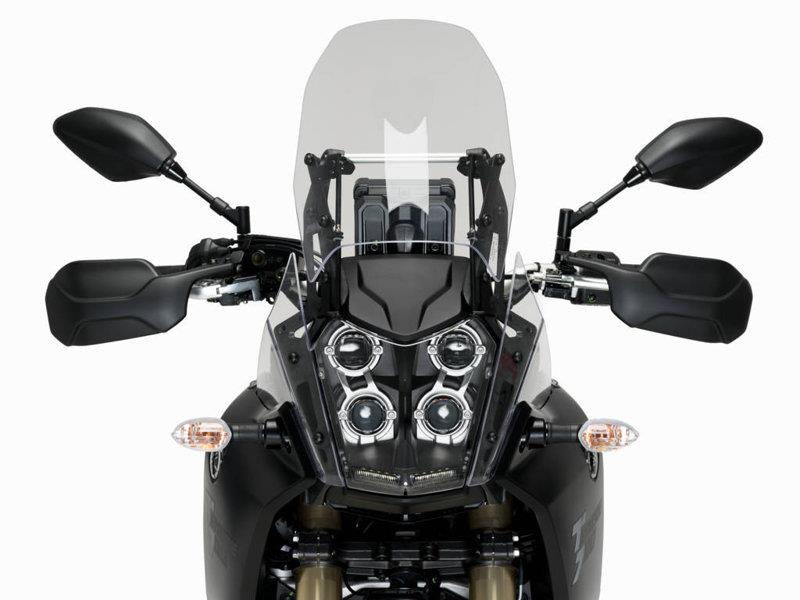 PUIG Manual Screen Height Adjuster Black for Yamaha Tenere 700/Explore/Extreme/Rally/World Raid 19-25 3732N