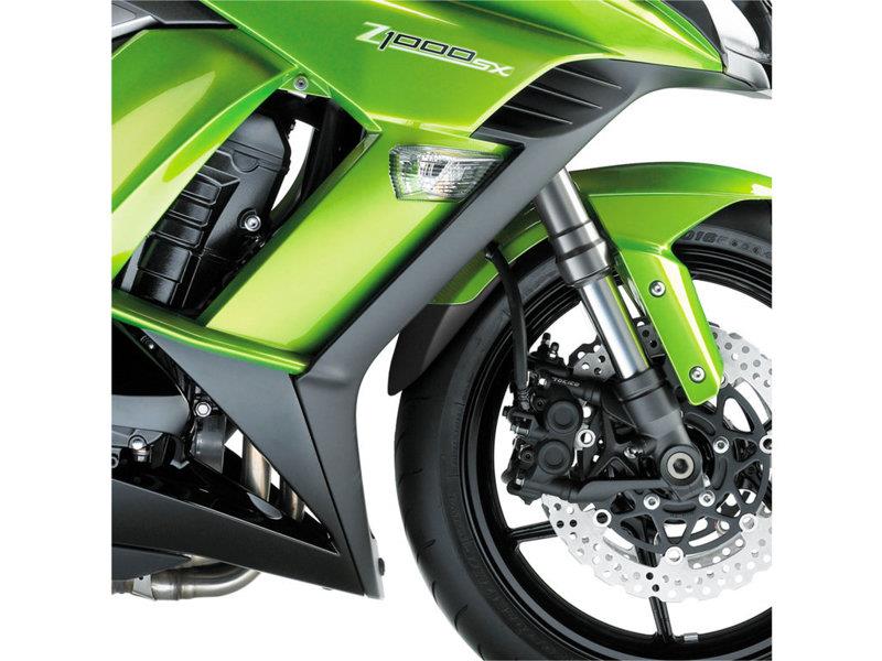 PUIG Front Fender Extender Black for Kawasaki Z900 17-24 9828N